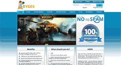 Desktop Screenshot of bygex.com
